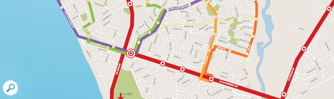 MiCity Bus Route to and from Big Bay - Holiday Accommodation in Self Catering Apartments